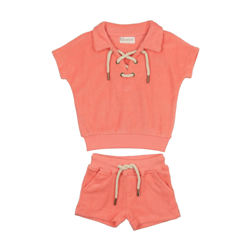Beach Terry Pullover Top & Short Set