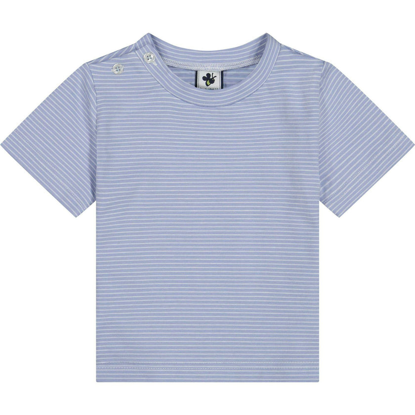 Henry Button Tee, Blue