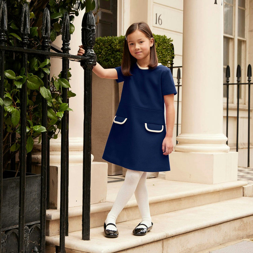 Kensington Dress - Nautical Blue