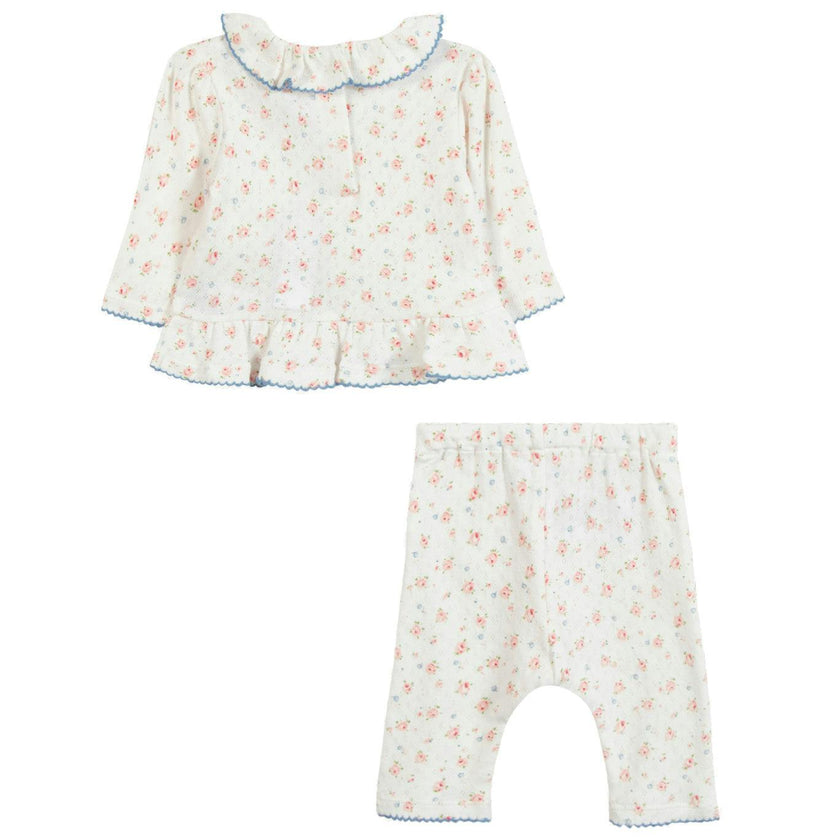 TARTINE ET CHOCOLAT Tiny Flowers Baby Set