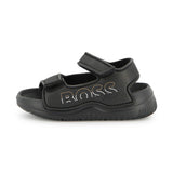 Black BOSS Velcro Sandals