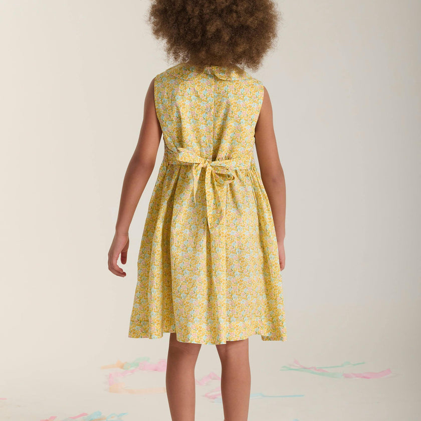Hand-Smocked Girls Dress - Fernanda