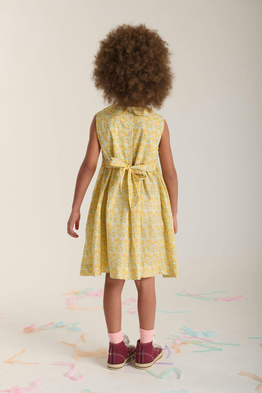 Hand-Smocked Girls Dress - Fernanda