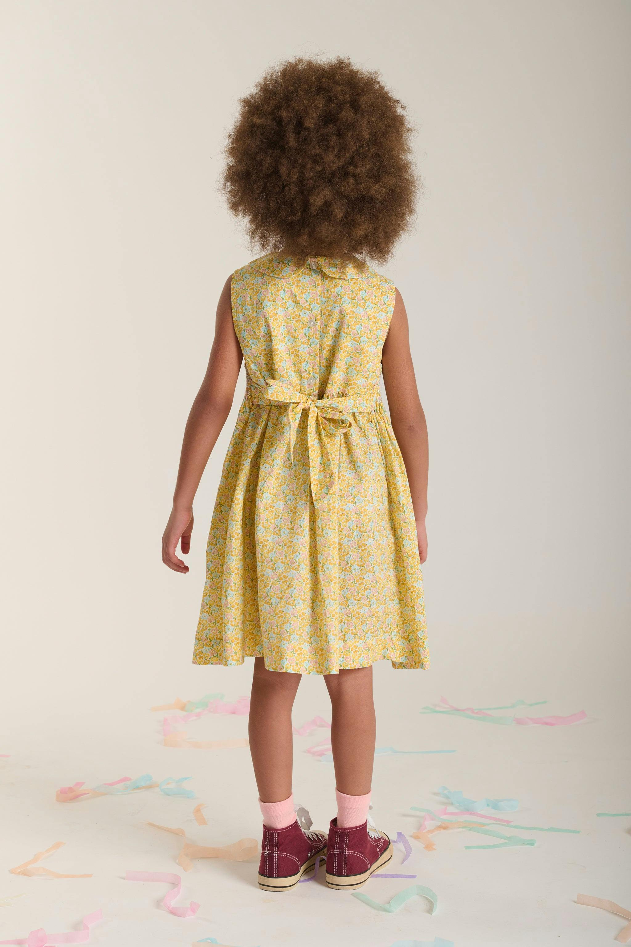 Hand-Smocked Girls Dress - Fernanda