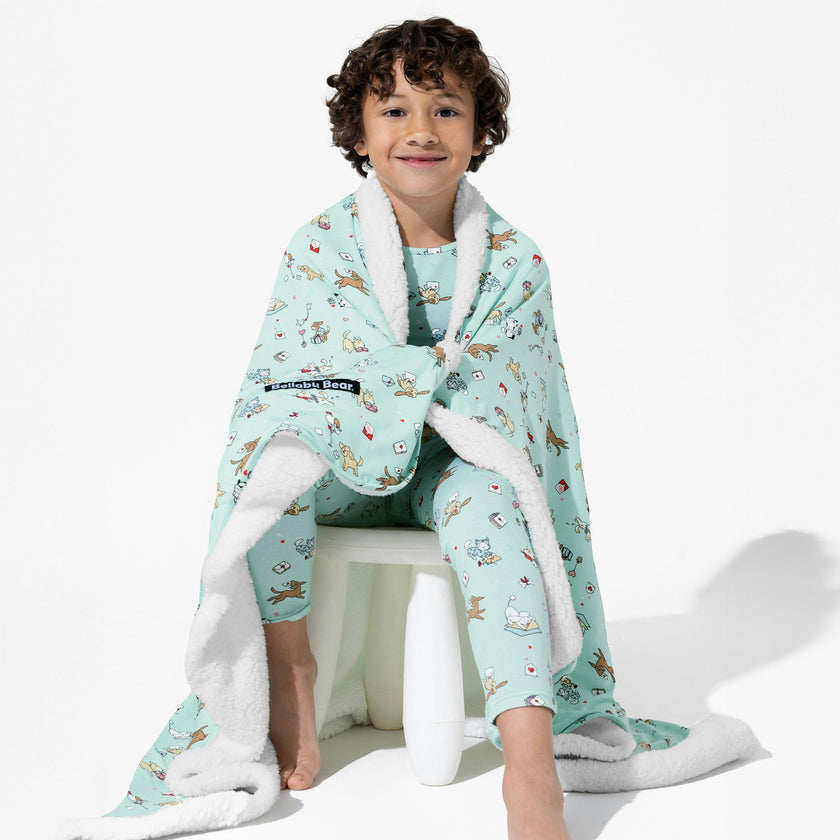 Puppy Love Bamboo Kids Pajamas