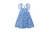 Ruffle Sleeve Dress in Ducks