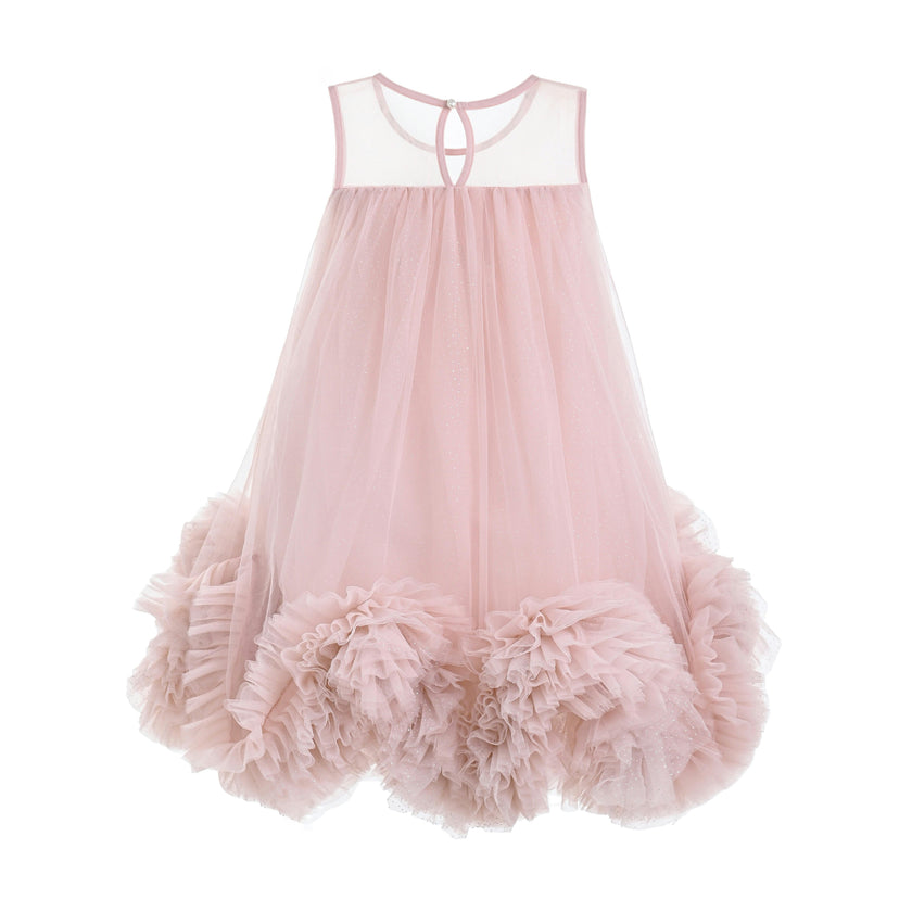 Pink Mirielle Ribbon Bow Dress
