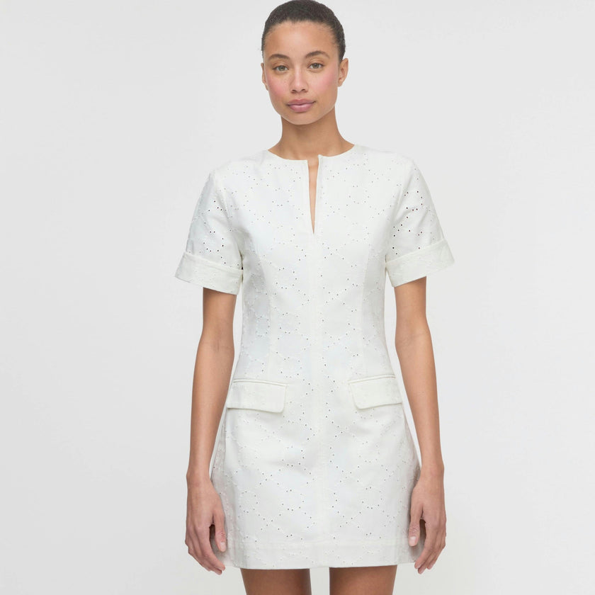 The Renata Dress - Ivory Eyelet