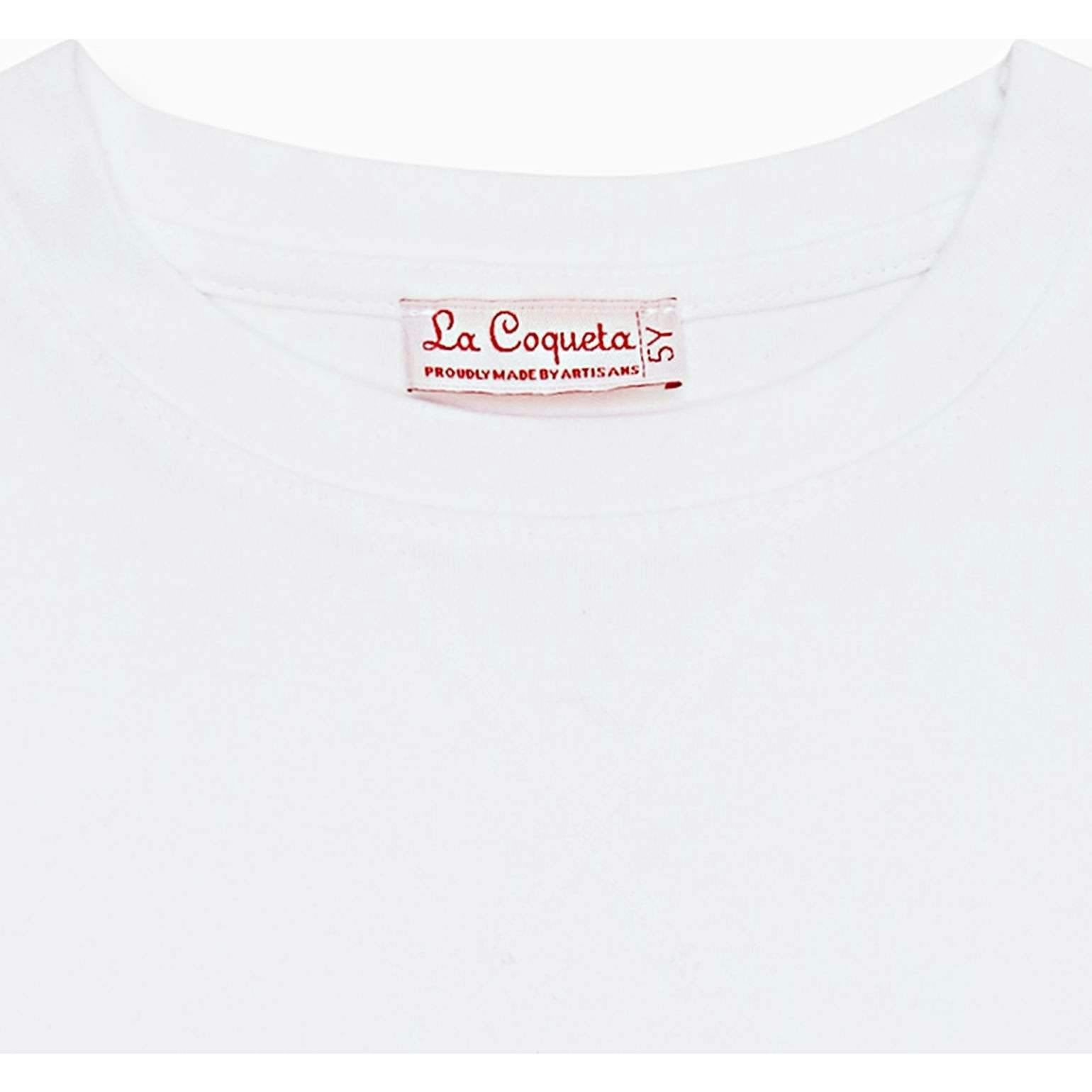 White Arturo Kids Cotton T-Shirt