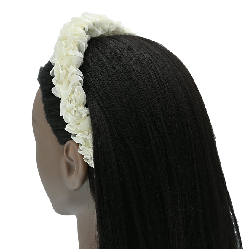 Multicolored Tulle Ruffle Headband