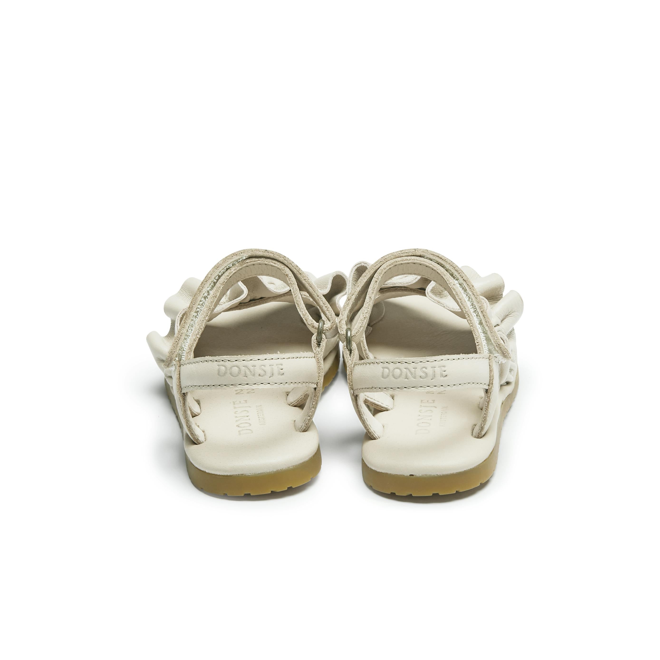 Yine Sandals | Off White Leather