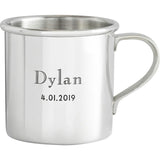 Personalized Heirloom Baby Cup - Modern Engraving