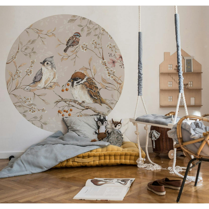 Birds In A Circle Wall Decal Set