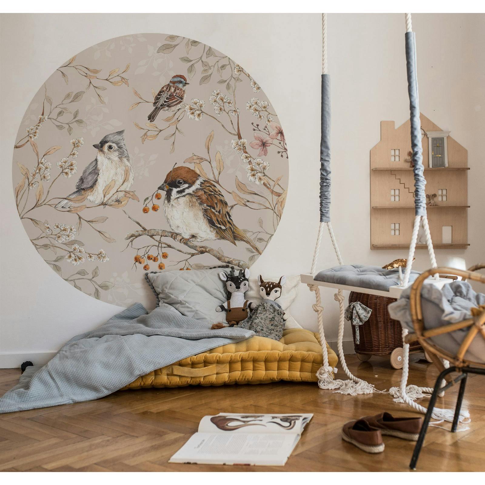 Birds In A Circle Wall Decal Set