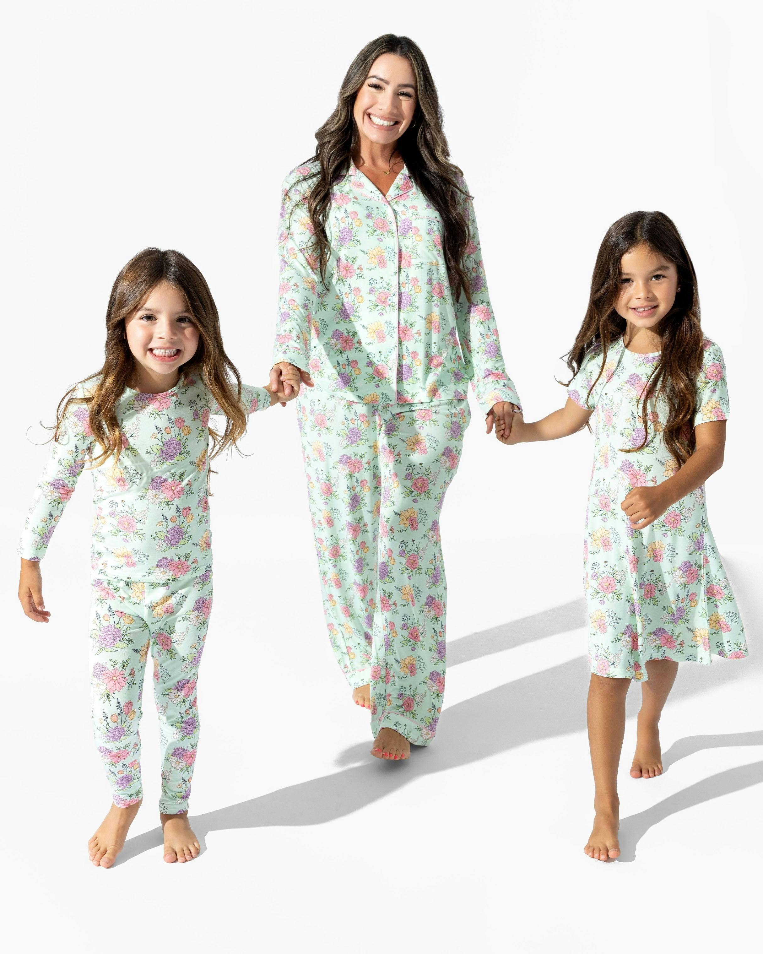 Petals & Posies Bamboo Kids Pajamas
