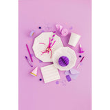 Lilac Frenchie Striped Large Napkins