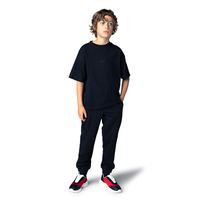 Black Logo Short Sleeve T‑Shirt