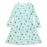 If You Give a a Cookie Bamboo Girls' Long Sleeve Dress