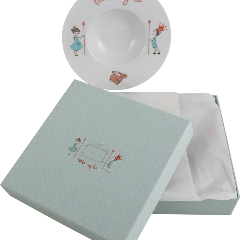 Hand-Painted Calisson Little Royals Plate