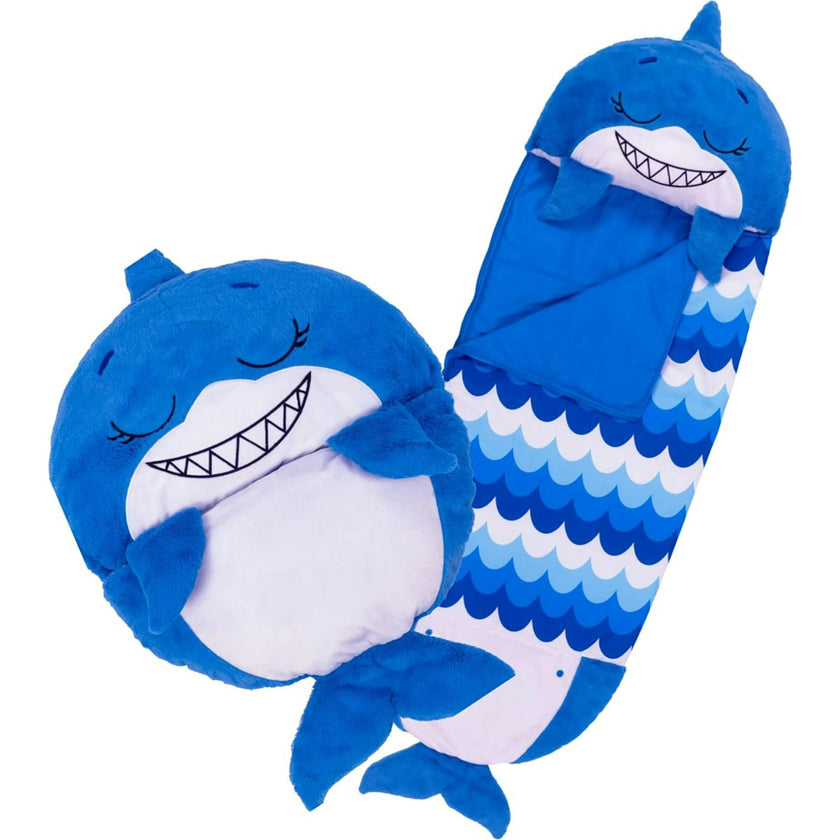 Happy Nappers: Pillow & Sleepy Sack: Large - Blue