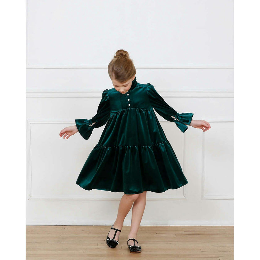 Evelyn dress (teal blue)