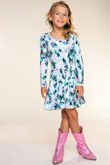 Simply Soft Long Sleeve Scoop Back Be Happy Dress