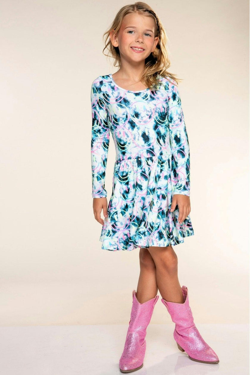 Simply Soft Long Sleeve Scoop Back Be Happy Dress