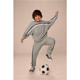 Stripe Popover, Grey