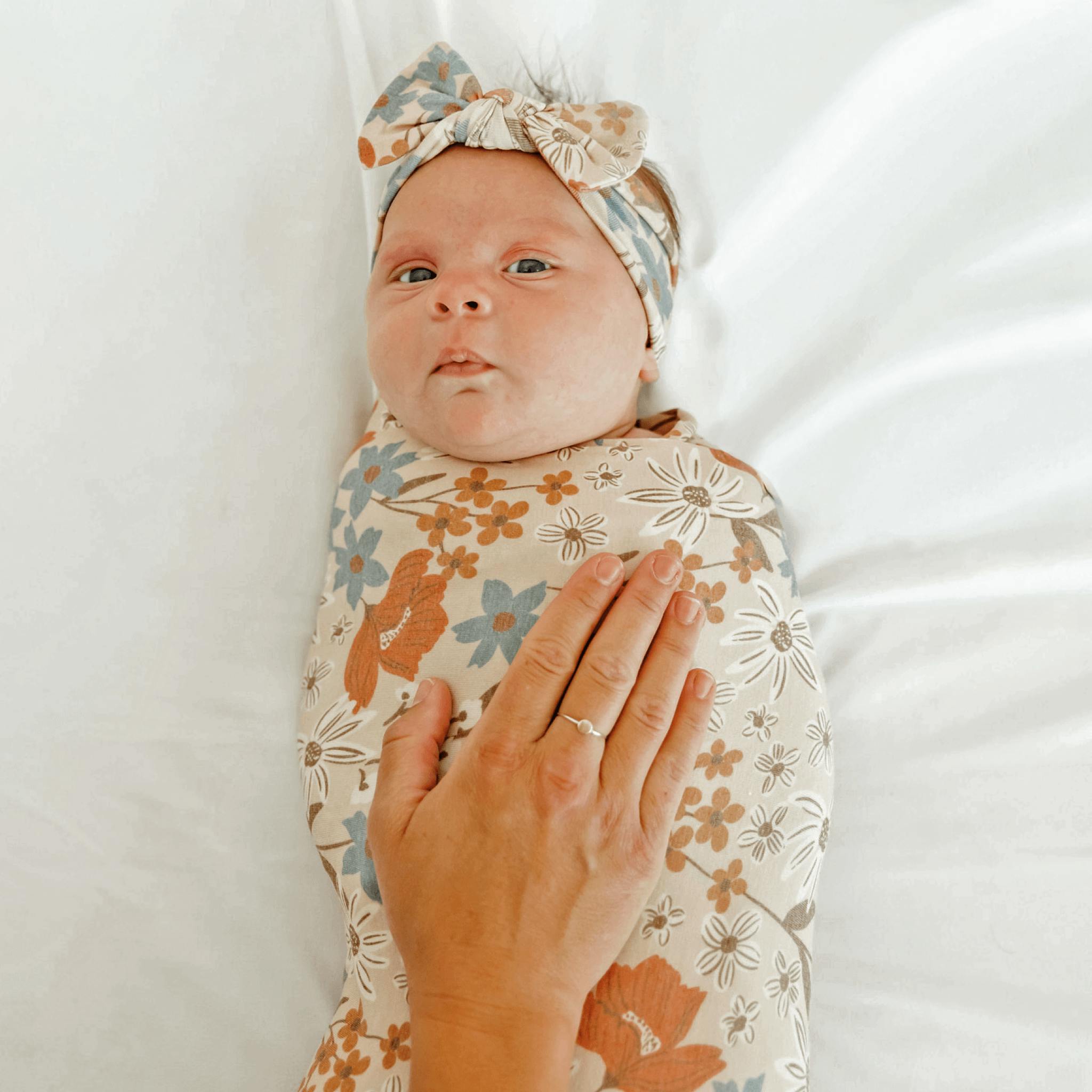 Knit Swaddle Blanket - Eden