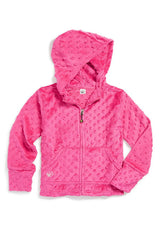 Minky Bubble Zip Hoodie