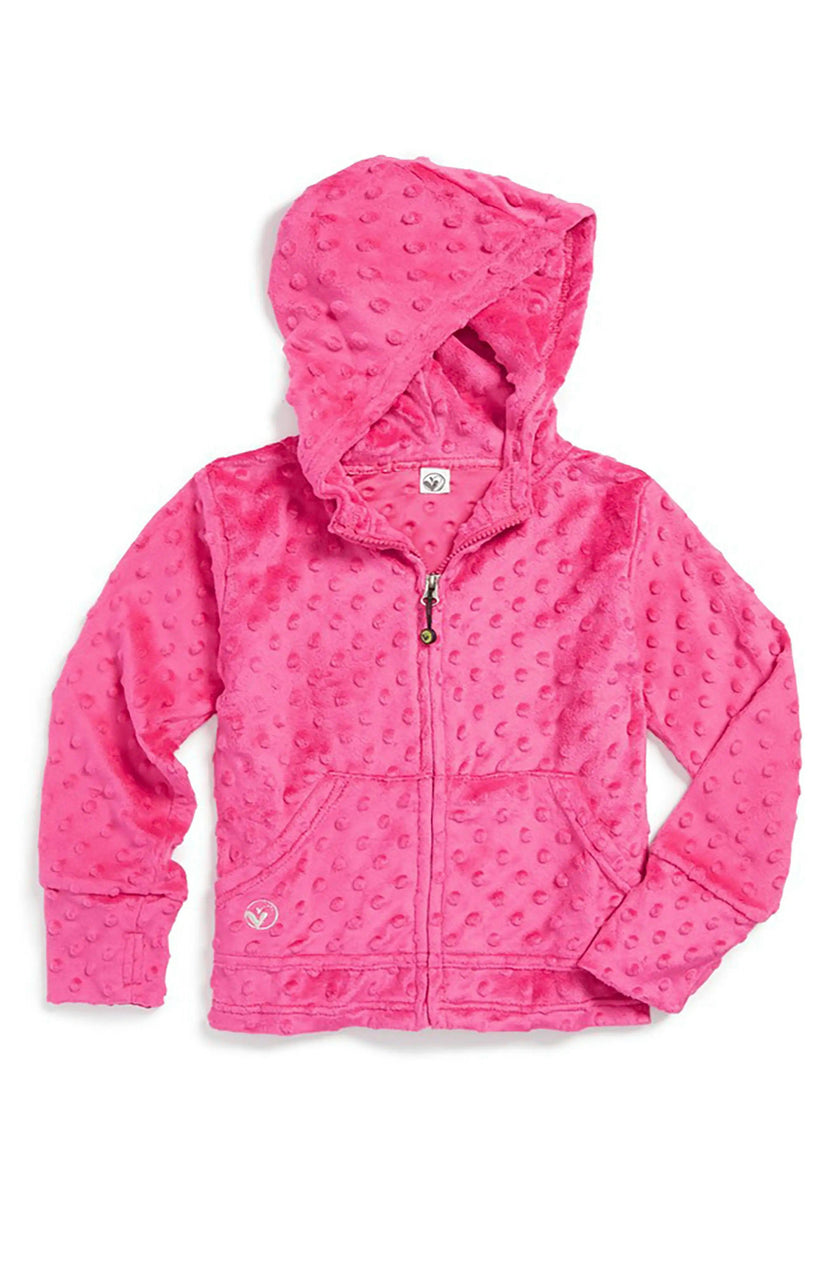 Minky Bubble Zip Hoodie