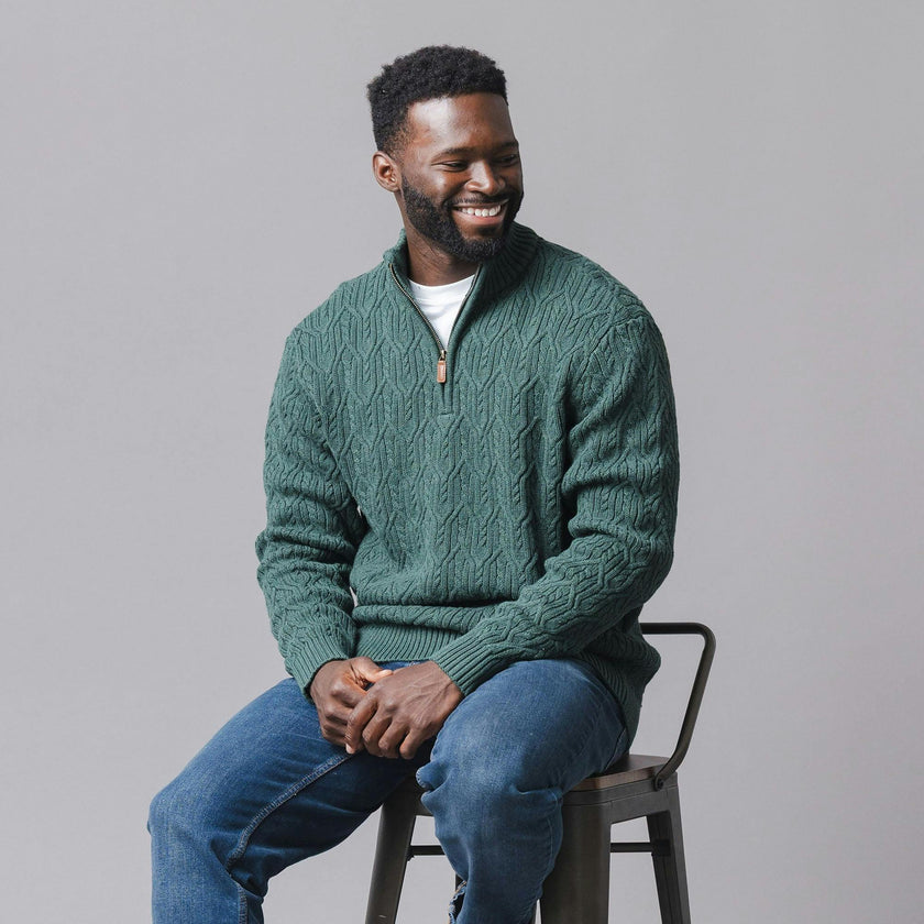 Organic Half Zip Pullover