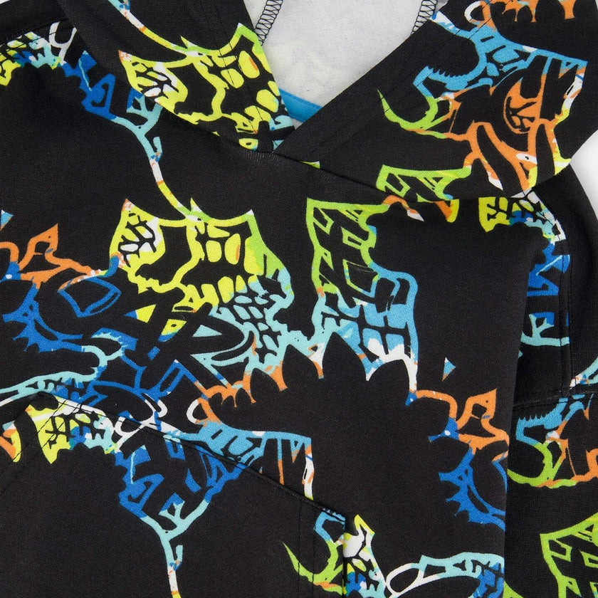 Printed Hooded Fleece Sweatshirt