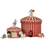 Circus Tent - Toy Basket / Red & Straw