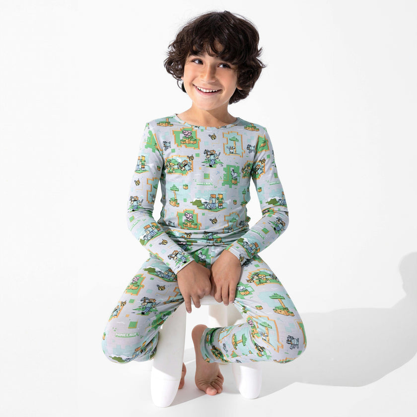 Minecraft: Overworld Dreams Bamboo Kids Pajamas