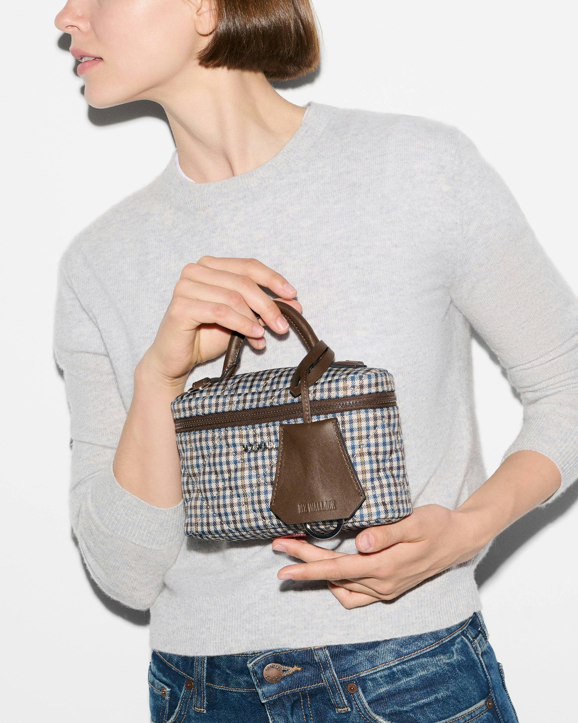 Heritage Check Metro Train Case Crossbody
