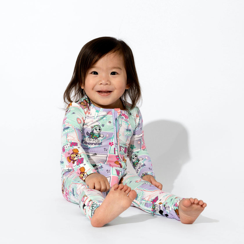 PAW Patrol: Comic Girl Pups Bamboo Convertible Footie