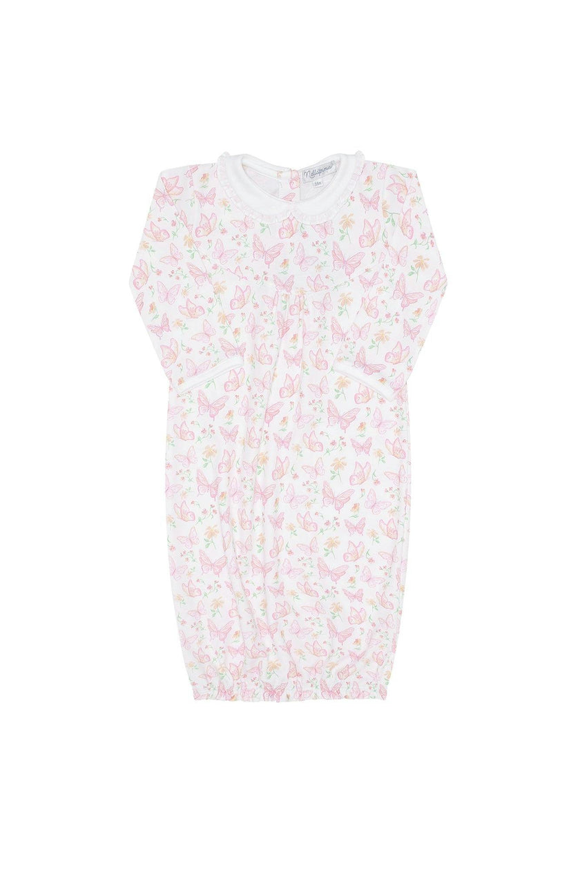 Butterflies Print Gown