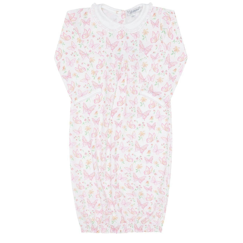 Butterflies Print Gown