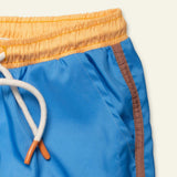 Recycled Blue Colorblock Swim Trunk