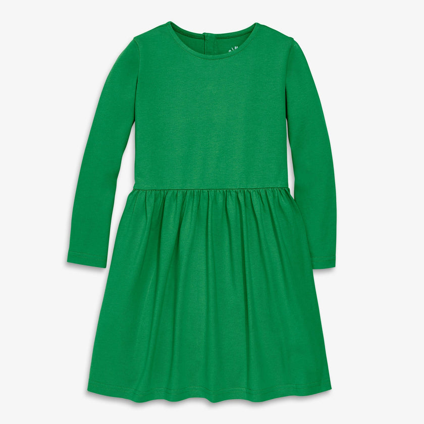 Kids long sleeve perfect pocket dress