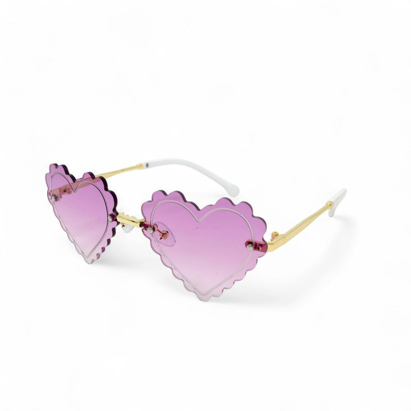 Kid's Frameless Heart Sunglasses