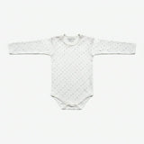 Hearts Print Long Sleeve Bodysuit | 100% Peruvian Pima Cotton