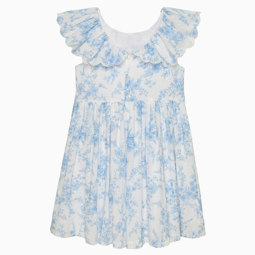 Kate Plumeti Scalloped Dress