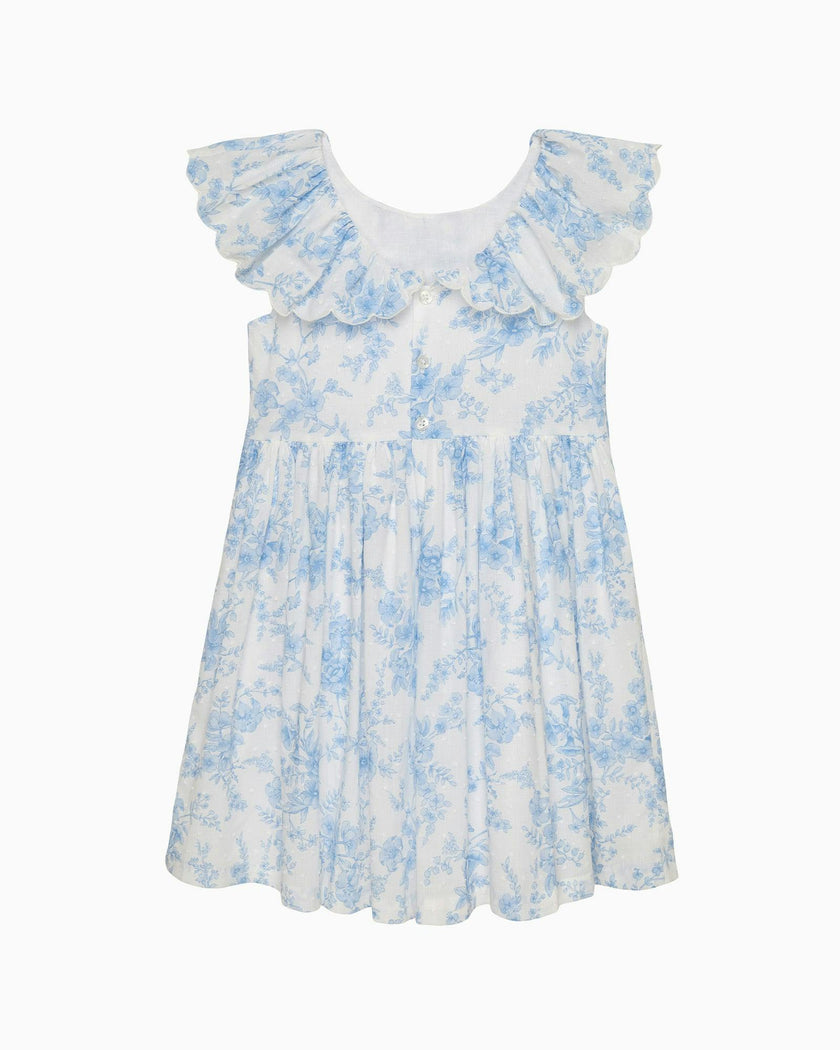 Kate Plumeti Scalloped Dress
