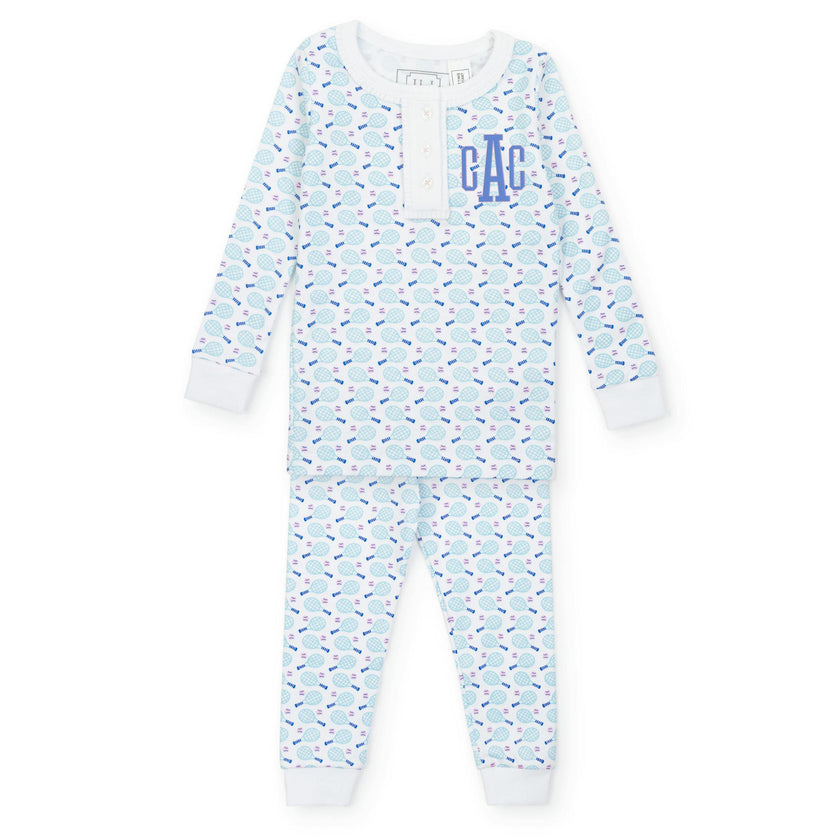 Alden Girls' Pajama Pant Set - Tennis Match Pink