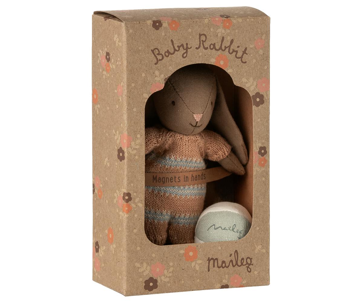 Bunny set, Micro - Brown - Dusty rose
