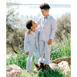 Organic Seersucker Suit Pant