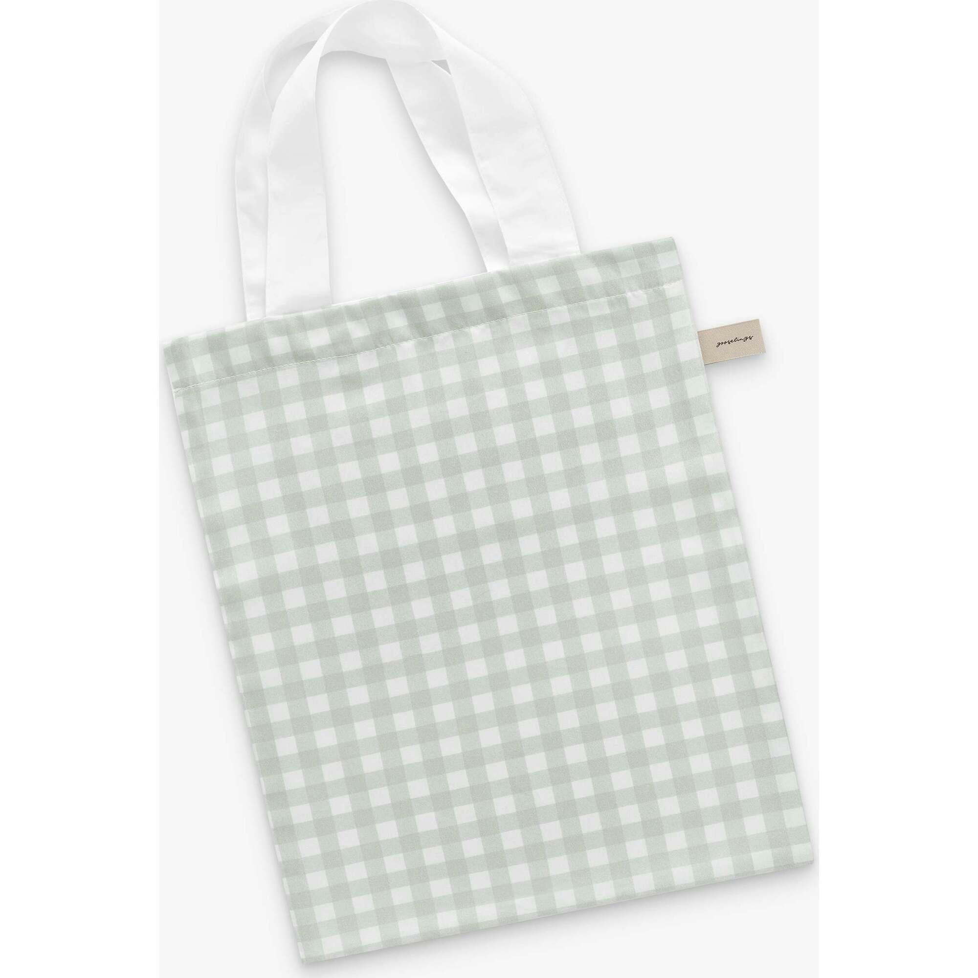 Picnic Gingham Crib Sheet - Green