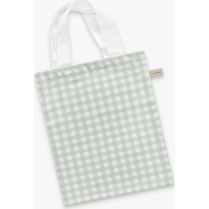 Picnic Gingham Baby Duvet Set - Green